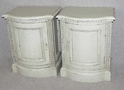 ivory painted bedsides