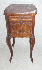 mahogany bedside