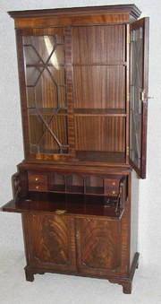 mahogany bookcase