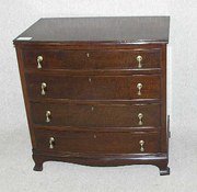 small mahogany chest drawers