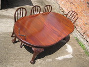 antique furniture oval mahogany extending dining Oval MAHOGANY extending dining
