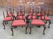Set of 82 MAHOGANY Chippendale