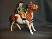 antique ceramics beswick girl on a pony Beswick Girl on a Pony