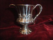 antique silver silver pedestal cream jug Silver Pedestal Cream Jug
