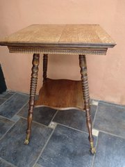 Aesthetic movement claw & glass ball table