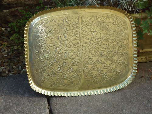 Arts & Crafts Brass Fivemiletown tray