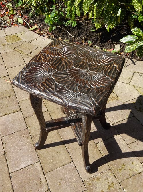 Arts & Crafts Japanese table for Liberty