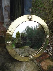 Arts & Crafts Liberty Mirror/ triple yin-yang