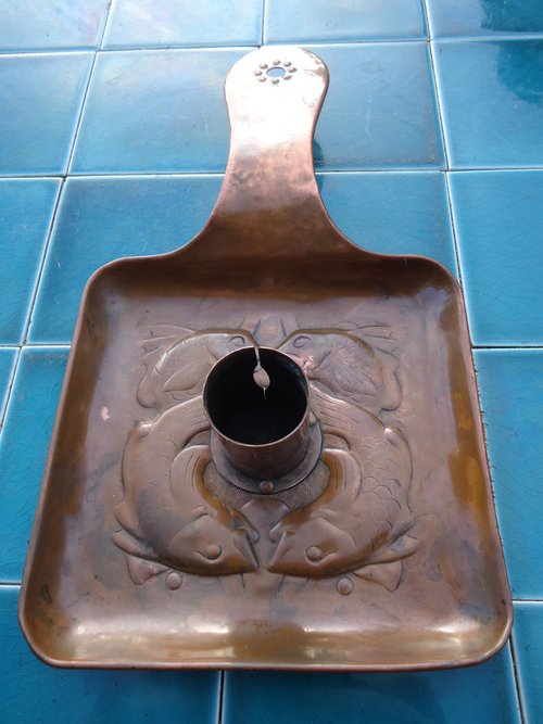 Arts & Crafts Newlyn Candle holder