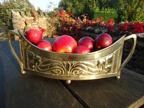 Arts & Crafts Scottish School brass Jardiniere