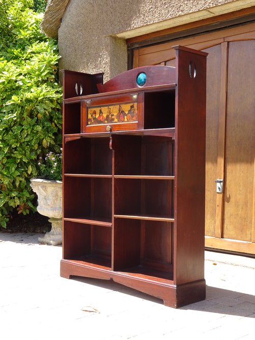 Arts & Crafts Shapland & Petter mahogany bookcase