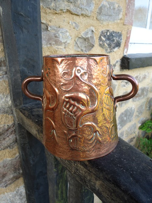 Arts & Crafts Yattendon copper vase