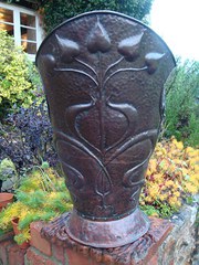 Arts  Crafts copper coal scutt
