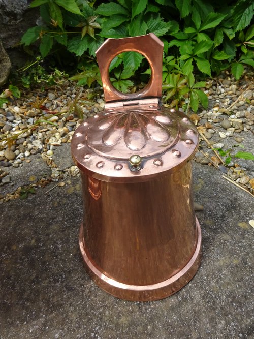 Arts & Crafts copper spill holder Keswick