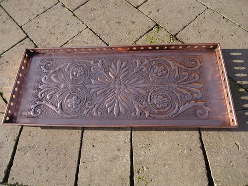 Arts & Crafts copper tray