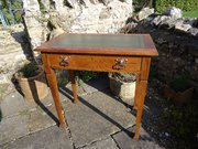 Arts & Crafts oak writing table