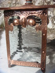 Arts  crafts copper hanging la