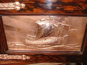 Arts  crafts copper panelled c
