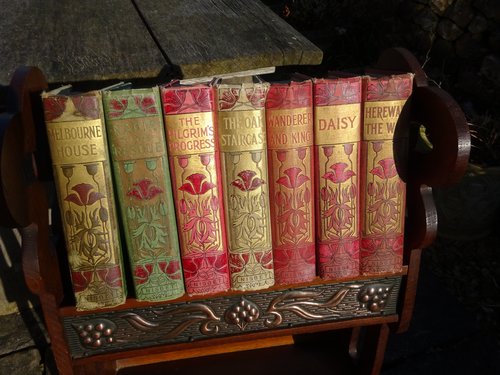 Delightful set of seven Arts & Crafts books