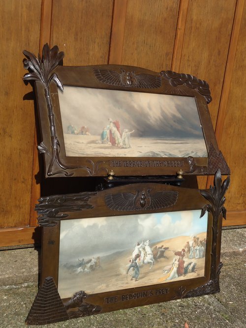 Fabulous Pair of Egyptian Revival prints