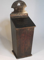 George III oak candle box