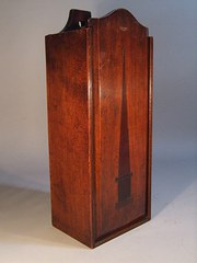 George III sycamore candle box
