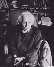 Christies Landmarks of Science