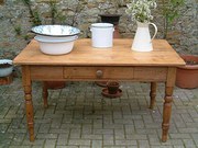 A 4 6 Victorian Pine Table