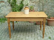 antique furniture a restored victorian pine tabl A Restored Victorian Pine Tabl