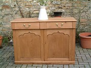 An Antique Pine Base Cupboard