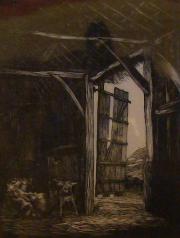 antique art, paintings, pictures j elspeth robertson drypoint t J Elspeth Robertson Drypoint T