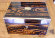 19thC coromandel dressing box