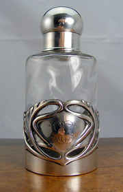 Art Nouveau German silver  gla