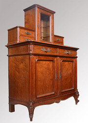 Mahogany glazed cabinet
