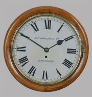 antique clocks & timepieces oak circular wall clock Oak Circular Wall Clock