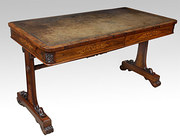 Regency rosewood inlaid writin