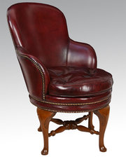 antique furniture revolving library tub chair Revolving Library tub chair