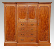 mahogany breakfront four door