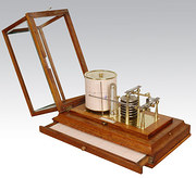 oak cased barograph