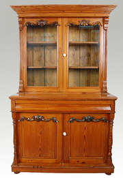pitch pine kitchen cupboard