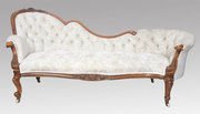 antique furniture walnut framed chaise longue walnut framed chaise longue