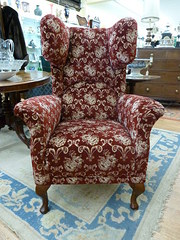 1940s Ladies Wing Arm Chair re