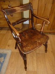 Lovely 1830s Elm  Ash Blade Ba