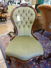 Superb Victorian Walnut Nursin