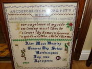 Victorian Framed Needlework Sa