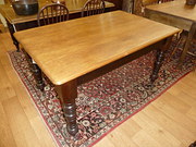 Victorian Pine Scrub Top Table