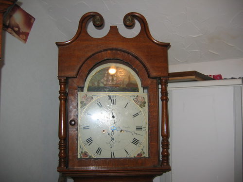 Antique Lord Nelsons Victory Flagship Grandfather Clock Lord Nelsons Victory Flagship Grandfather Clock