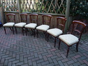 Set of 6 Victorian Mahogany Di