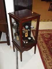 Edwardian glass vitrine cabine