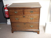 George 111 Oak chest of drawer